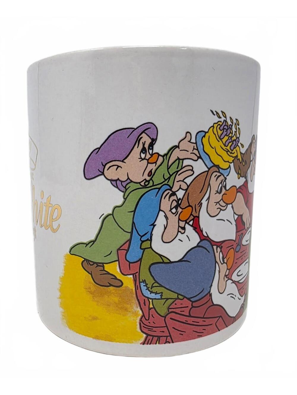 1987 Disney Snow White Seven Dwarfs 50th Anniversary Mug Applause